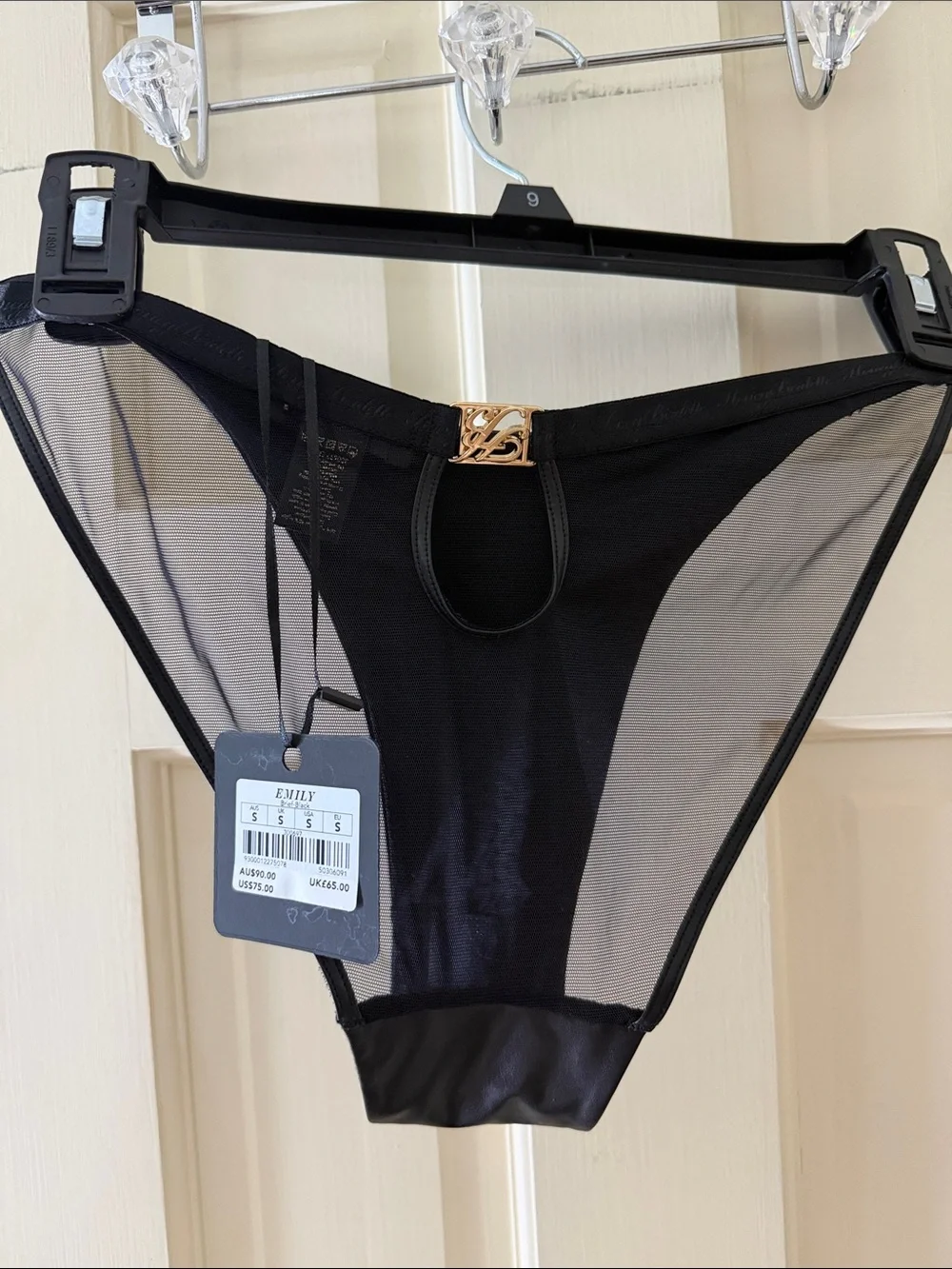 Honey Birdette Emily Nero Brief Panty - Picture 4 of 7